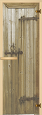 Дверь "СТАРОЕ ДЕРЕВО", липа, 8 мм 690*1890. Печать запекаемыми керамическими красками. Левая! слайд 1