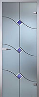 Дверь "Патриция" 800x2000 серое/бронзовое слайд 1