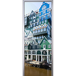 Дверь Отель в городе Зандам Нидерланды D_1031801734 слайд 1