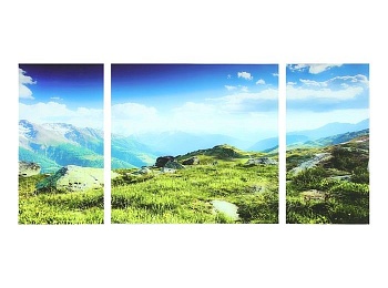 Модульная картина на стекле – Горы слайд 1