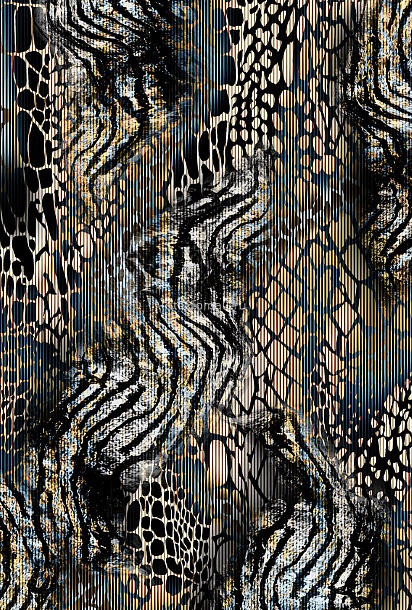 Дверь Абстрактная текстура леопард и тигр D_757324204 слайд 2