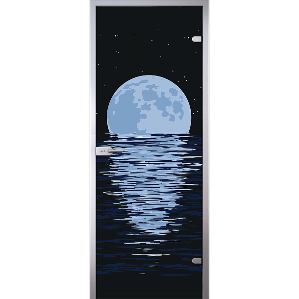 Дверь Звездное небо и лунная дорожка D_767286103 слайд 1