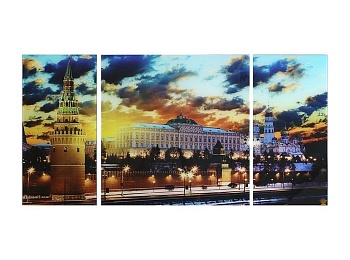 Модульная картина на стекле – Москва