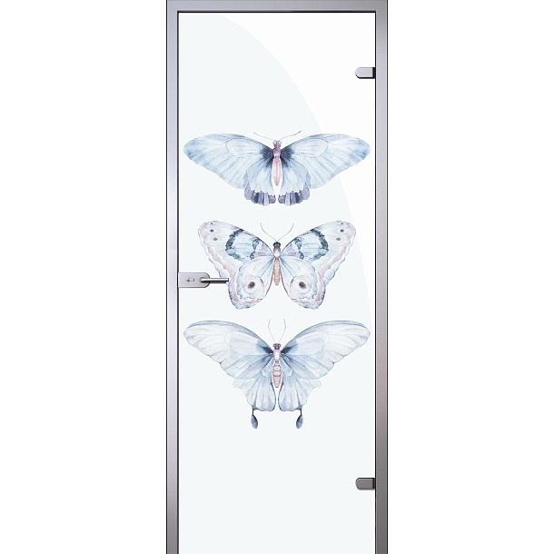 Дверь Бабочки на белом фоне акварель D_1109211446 слайд 1