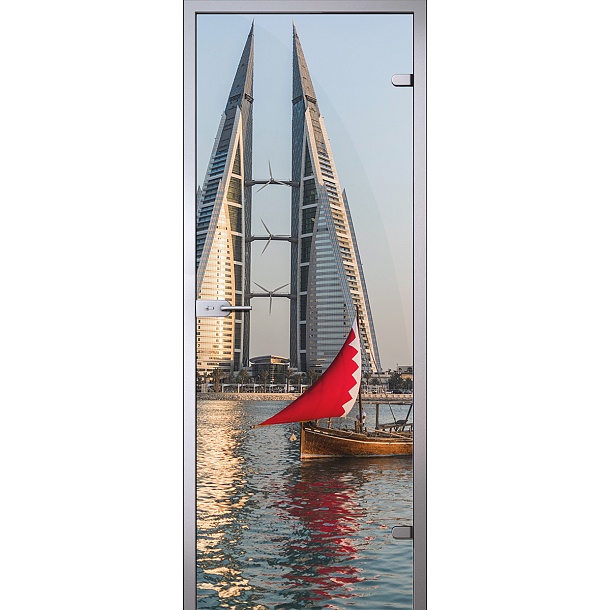 Дверь Рыболовецкое судно с флагом Бахрейна Манама D_1005637453 слайд 1