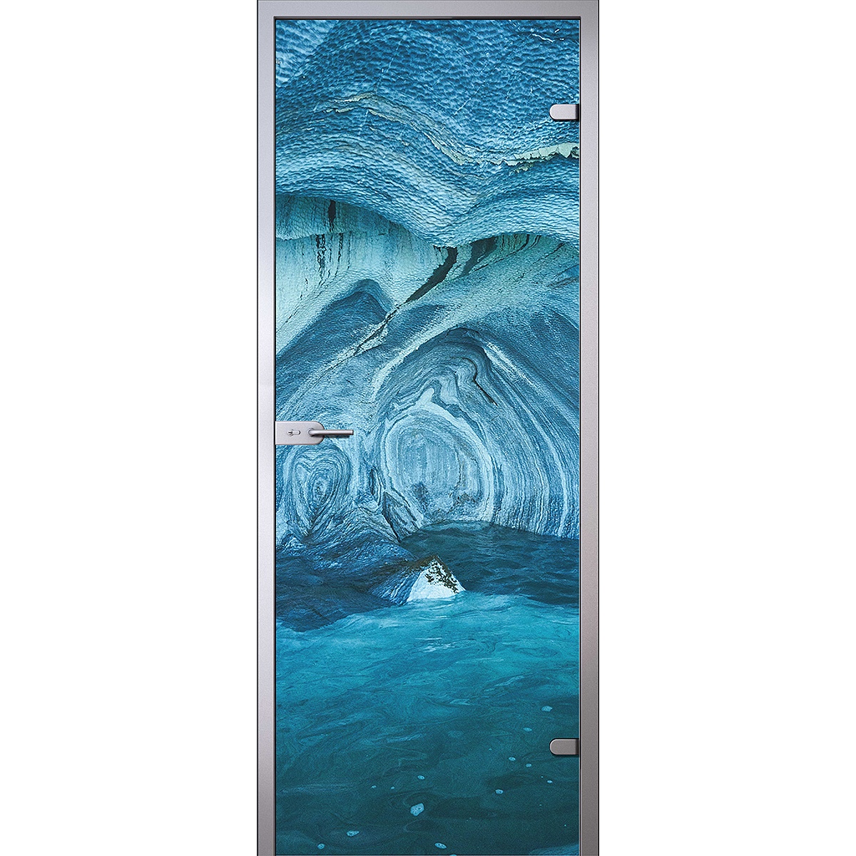 Дверь Мраморные пещеры Патагонии Чили D_1031762290 превью слайда 1
