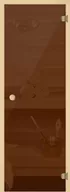 Дверь для саун "ЭКОНОМ" бронзовая, сосна, 6 мм 690*1890